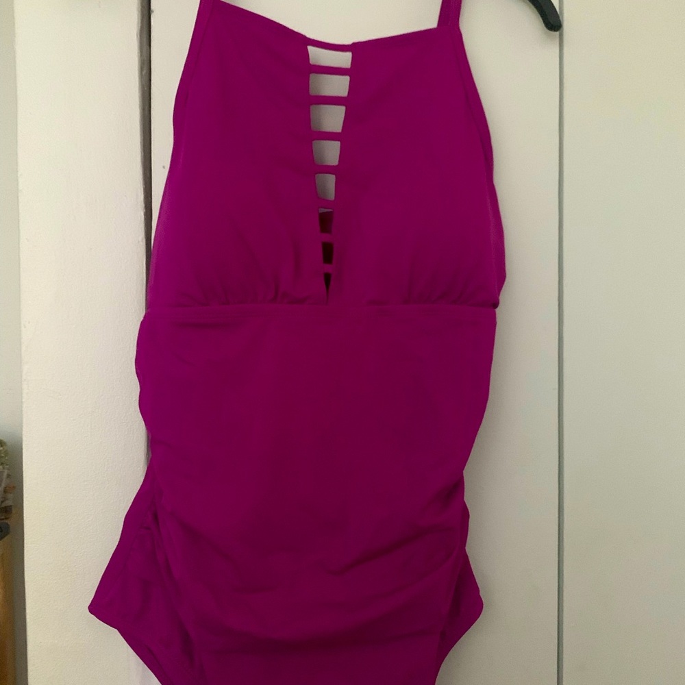Raspberry Swimsuit one piece